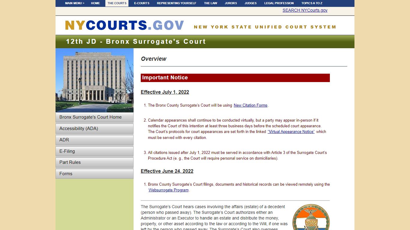 home - 12jd Bronx Surrogate's Court | NYCOURTS.GOV - Judiciary of New York